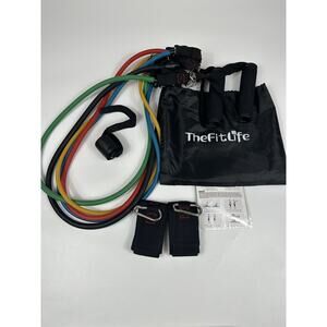 The Fit Life Resistance Bands Exercise Fitness Workout Equipment Yoga Strength